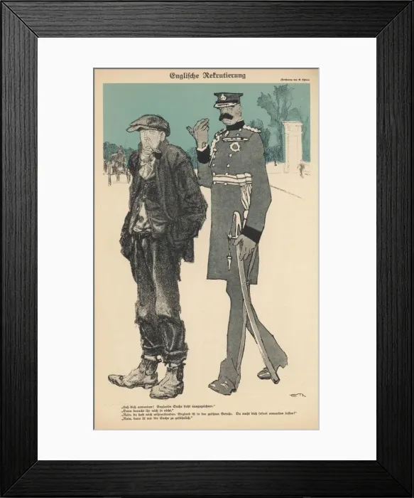 Framed Print : Kitchener Recruiting Framed Print : Kitchener Recruiting