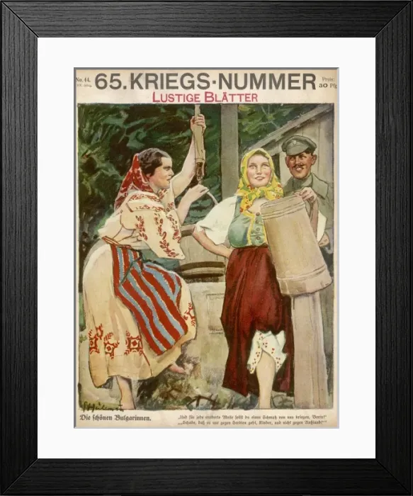 Framed Print : Germany and Bulgaria Framed Print : Germany and Bulgaria
