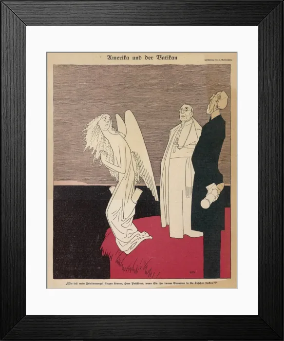 Framed Print : America and Vatican Framed Print : America and Vatican