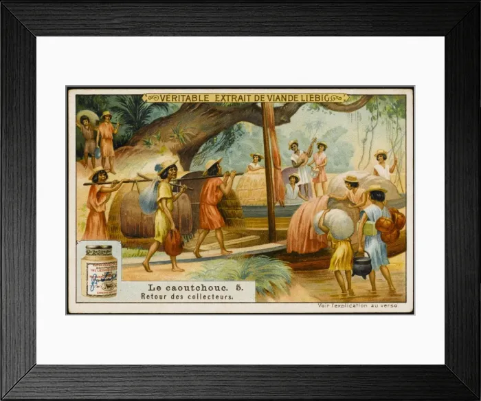 Framed Print : Rubber : Collecting Framed Print : Rubber : Collecting