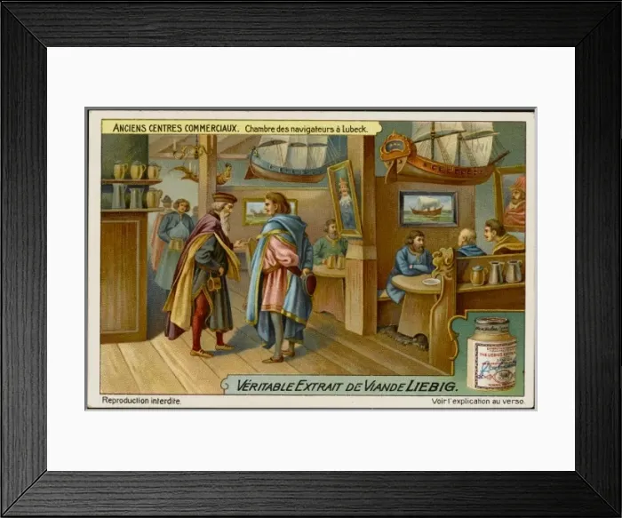 Framed Print : Lubeck as Trade Centre Framed Print : Lubeck as Trade Centre