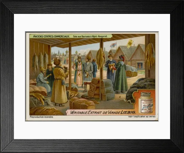 Framed Print : Nijni-Novgorod Trade Framed Print : Nijni-Novgorod Trade