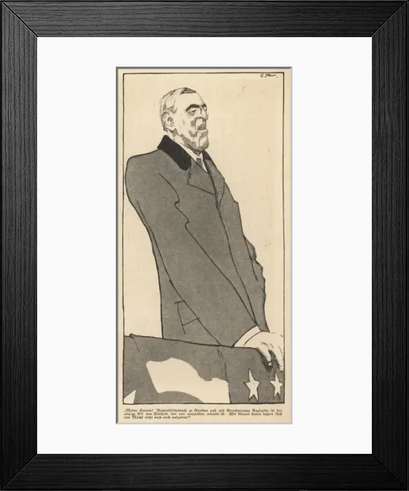 Framed Print : Wilson as Hypocrite Framed Print : Wilson as Hypocrite