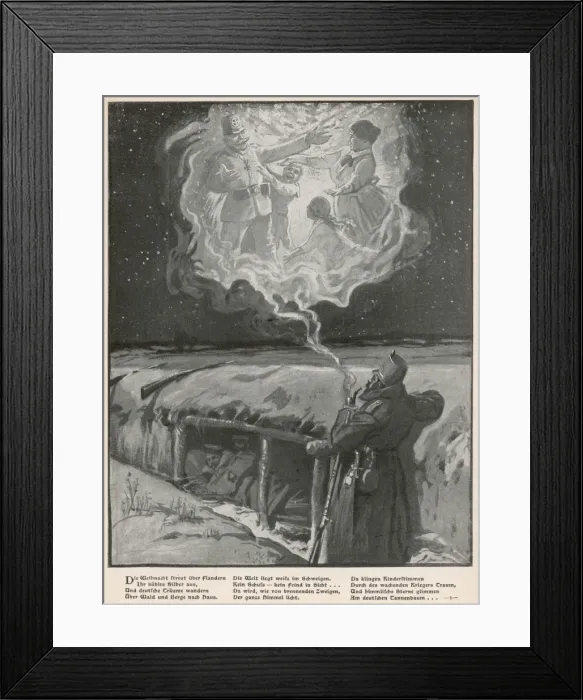 Framed Print : German Xmas Vision Framed Print : German Xmas Vision
