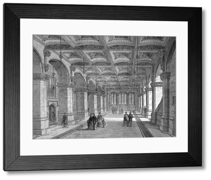 Framed Print : The New City Museum, Guildhall, London, 1872 Framed Print : The New City Museum, Guildhall, London, 1872