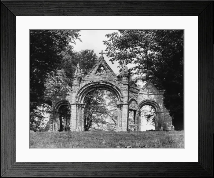 Framed Print : Ruined Norman Church Framed Print : Ruined Norman Church