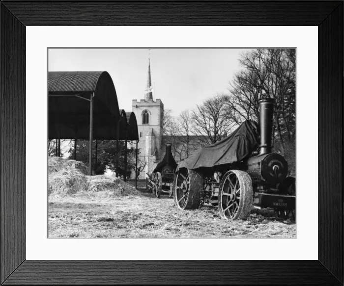 Framed Print : Retire Steam Threshers Framed Print : Retire Steam Threshers