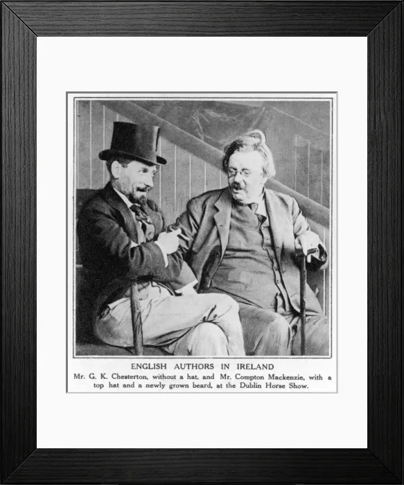 Framed Print : Chesterton & Friend Framed Print : Chesterton & Friend