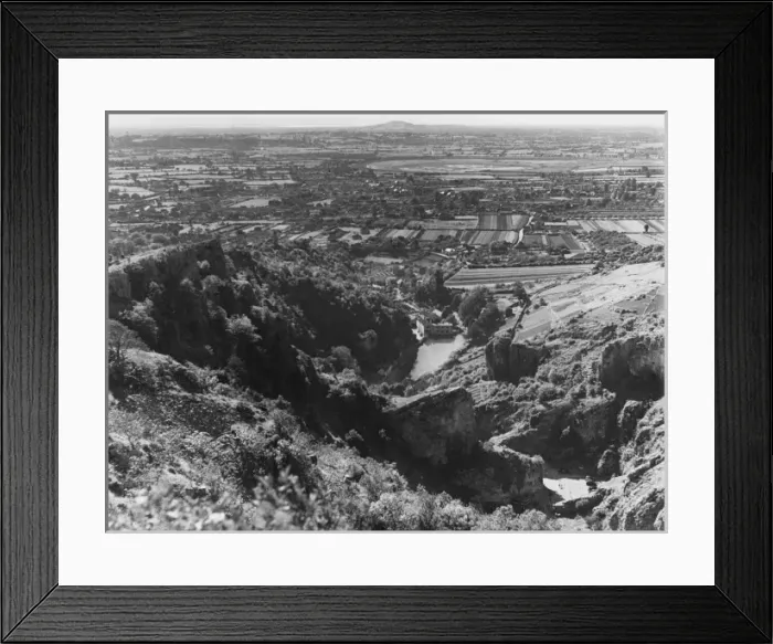 Framed Print : The Village of Cheddar Framed Print : The Village of Cheddar
