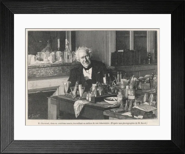 Framed Print : Chevreul, at Work Framed Print : Chevreul, at Work