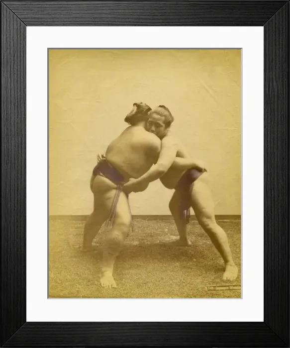 Framed Print : Sumo wrestlers Framed Print : Sumo wrestlers