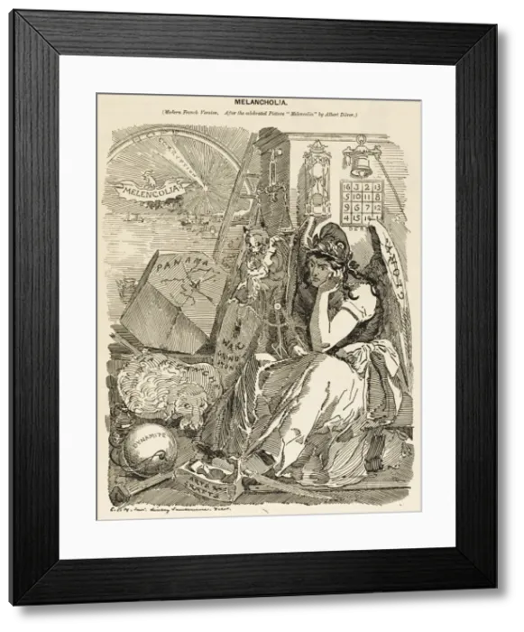 Framed Print : Melancholy France