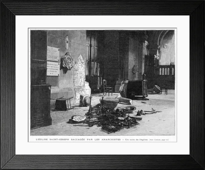 Framed Print : Anarchist Outrages 6 Framed Print : Anarchist Outrages 6