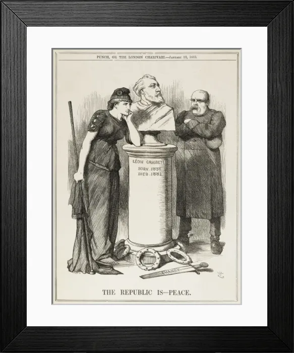Framed Print : Mourning Gambetta Framed Print : Mourning Gambetta