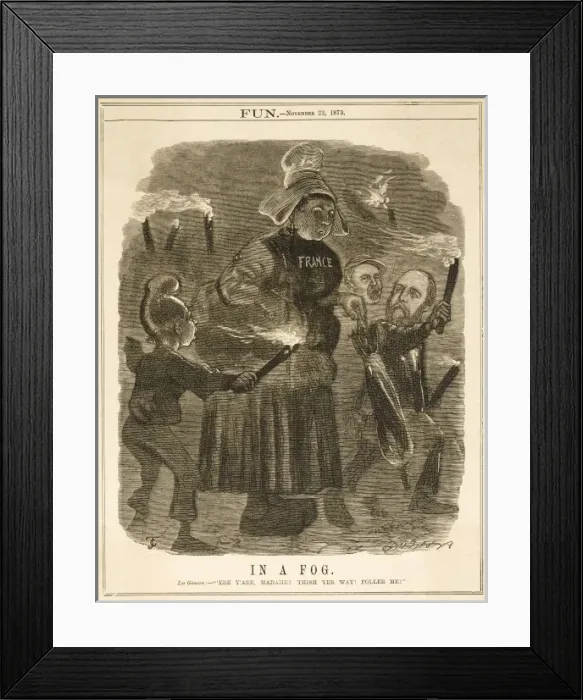 Framed Print : France in a Fog Framed Print : France in a Fog