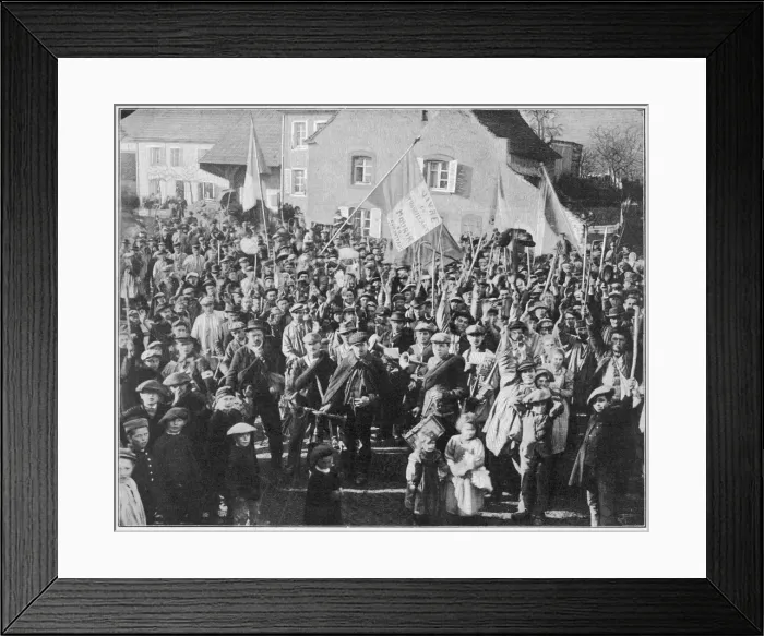 Framed Print : Dockers Strike Framed Print : Dockers Strike