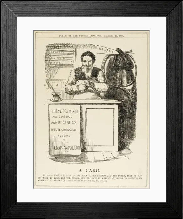 Framed Print : Napoleon Mocked Framed Print : Napoleon Mocked