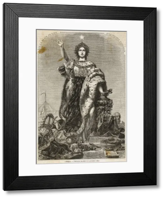 Framed Print : Empire Allegorised Framed Print : Empire Allegorised