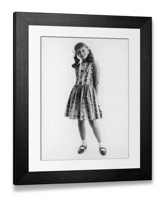 Framed Print : Summer School Dress Framed Print : Summer School Dress