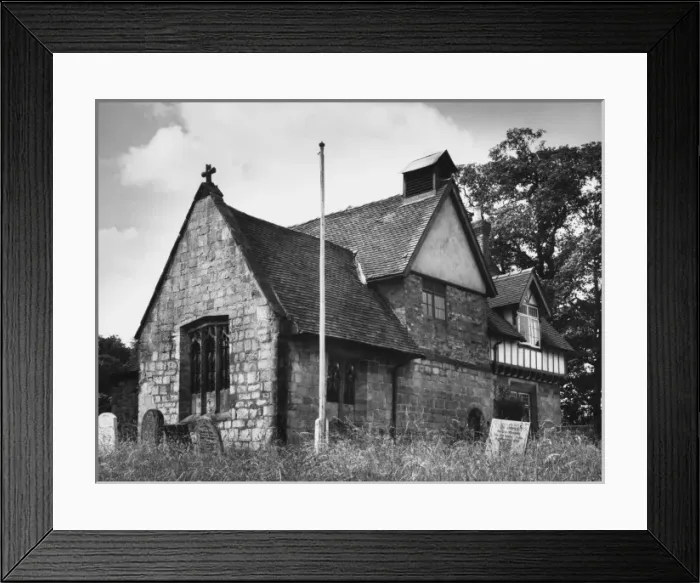 Framed Print : Dale Abbey Church & Inn Framed Print : Dale Abbey Church & Inn