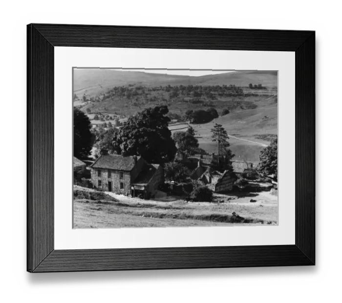 Framed Print : Yorkshire Farm Cottages Framed Print : Yorkshire Farm Cottages