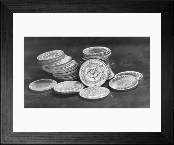 Framed Print : Stack of Coins Framed Print : Stack of Coins