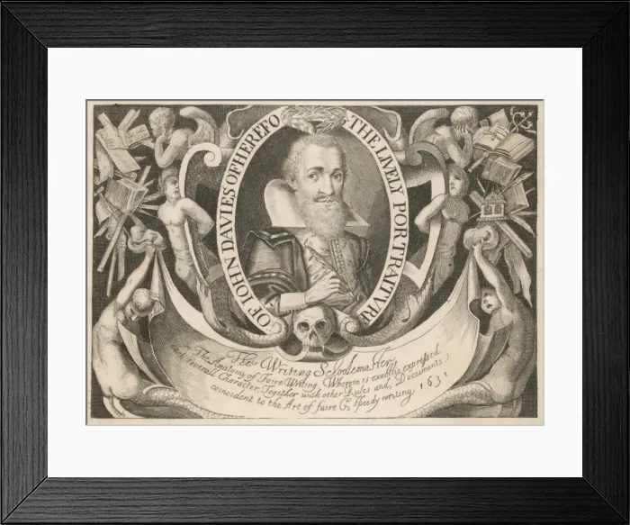 Framed Print : John Davies, Writer Framed Print : John Davies, Writer