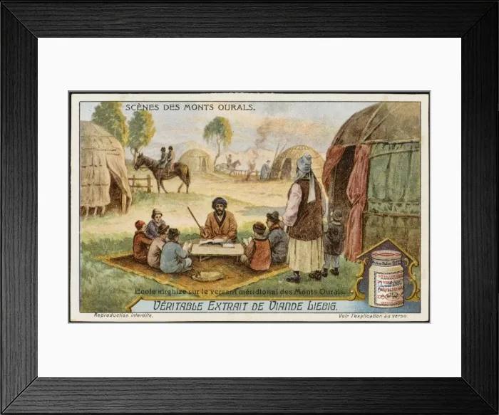 Framed Print : Kirghiz School Russia Framed Print : Kirghiz School Russia
