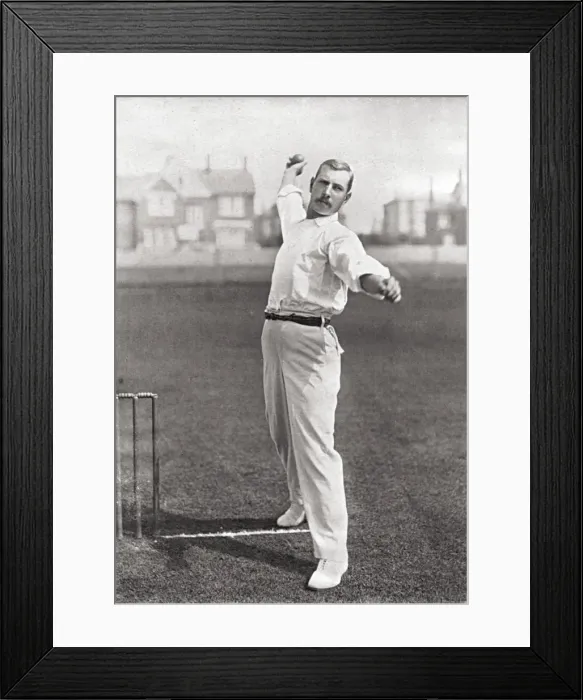 Framed Print : Cricketer, Lockwood Framed Print : Cricketer, Lockwood