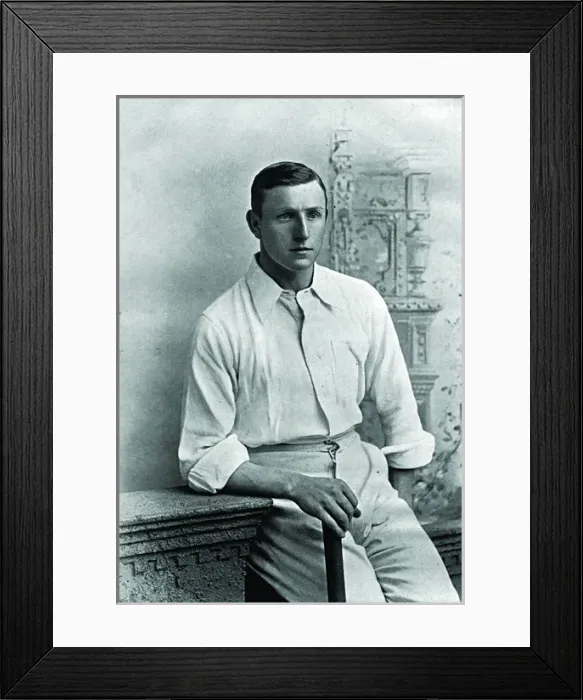 Framed Print : Cricketer, A. O. Jones Framed Print : Cricketer, A. O. Jones