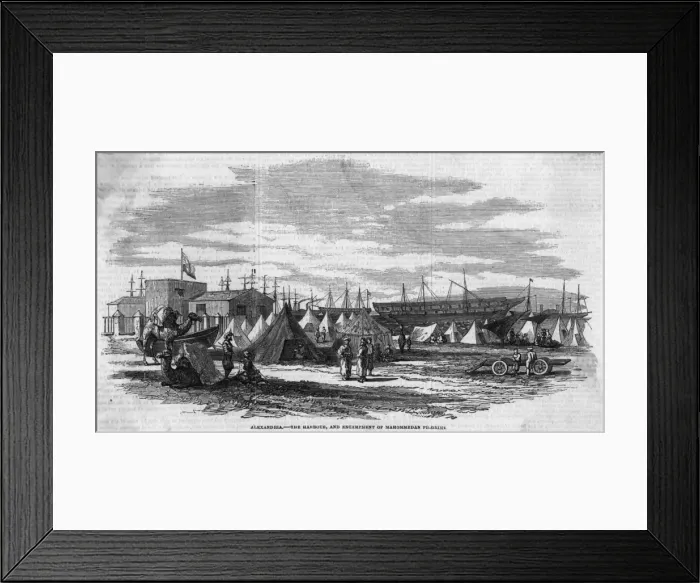 Framed Print : Mecca Pilgrims at Alex Framed Print : Mecca Pilgrims at Alex