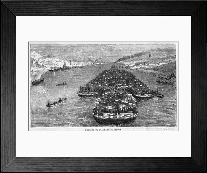 Framed Print : Pilgrims at Sea
