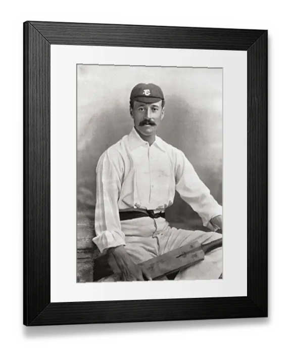 Framed Print : Cricketer, Brockwell Framed Print : Cricketer, Brockwell