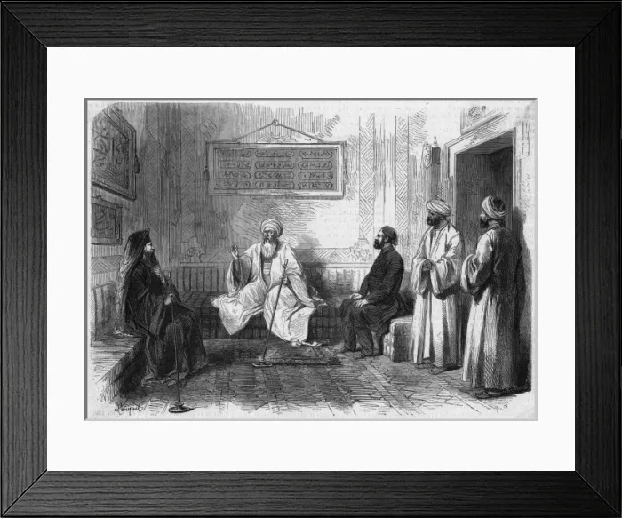 Framed Print : Moslem & Christian Framed Print : Moslem & Christian