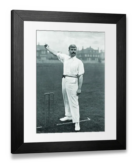 Framed Print : Cricketer, Parris Framed Print : Cricketer, Parris