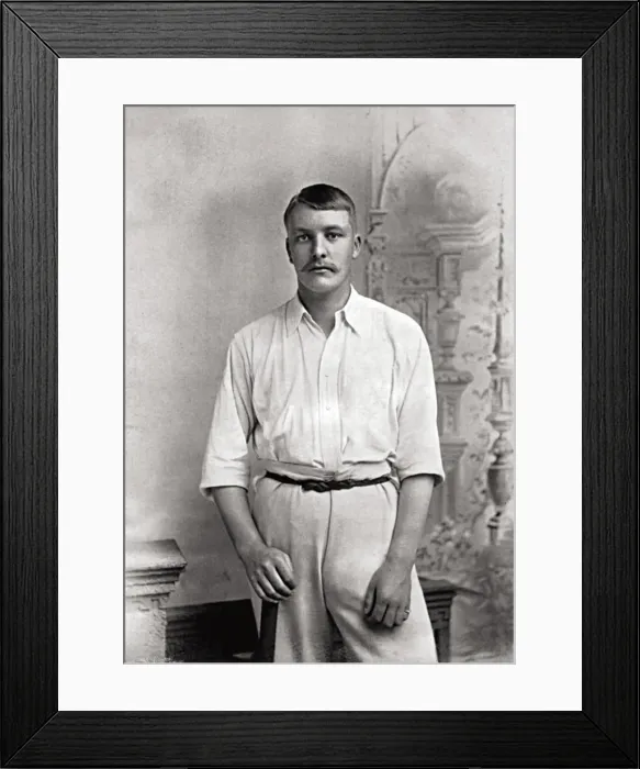 Framed Print : Cricketer, Wilkinson Framed Print : Cricketer, Wilkinson