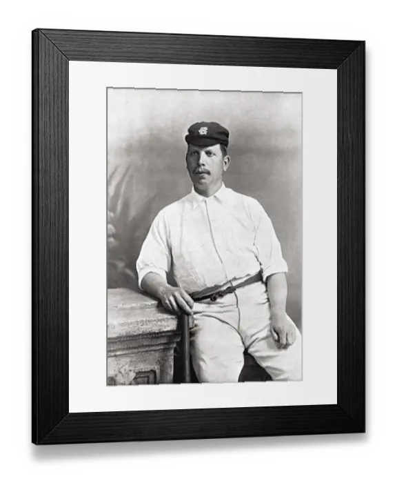Framed Print : Cricketer, Flowers Framed Print : Cricketer, Flowers