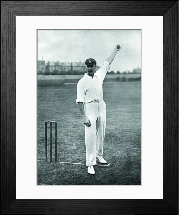Framed Print : Cricketer, Wright Framed Print : Cricketer, Wright