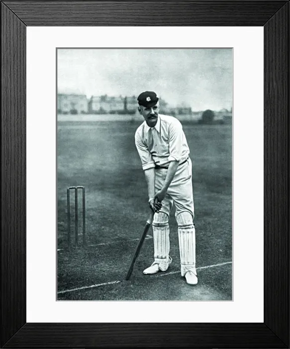 Framed Print : Cricketer, Barnes Framed Print : Cricketer, Barnes