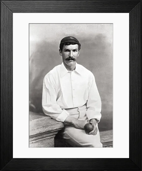 Framed Print : Cricketer, Richardson Framed Print : Cricketer, Richardson