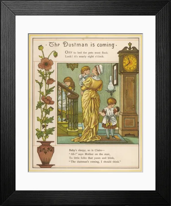 Framed Print : Children / Bedtime 1883 Framed Print : Children / Bedtime 1883