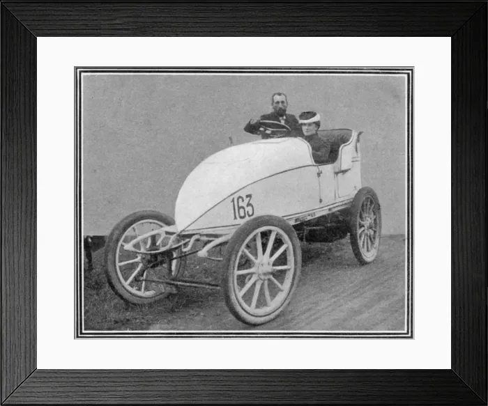 Framed Print : Serpollet Steam Car Framed Print : Serpollet Steam Car