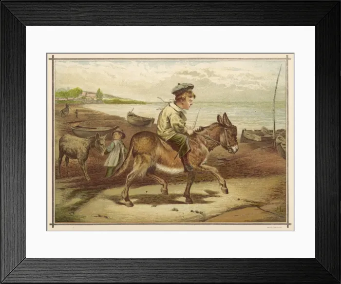 Framed Print : Stealing a Ride 1884 Framed Print : Stealing a Ride 1884