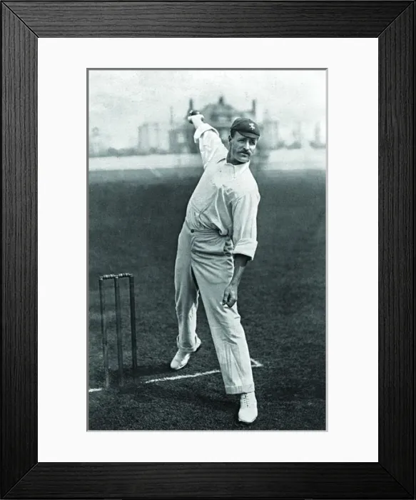 Framed Print : Cricketer, Hearne Framed Print : Cricketer, Hearne