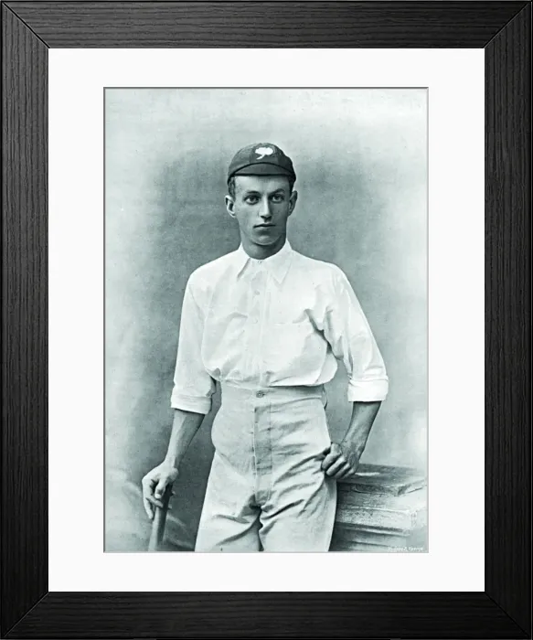 Framed Print : Cricketer, Moorhouse Framed Print : Cricketer, Moorhouse