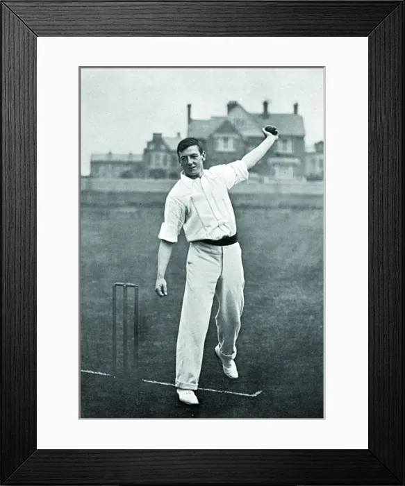 Framed Print : Cricketer, Bathurst Framed Print : Cricketer, Bathurst