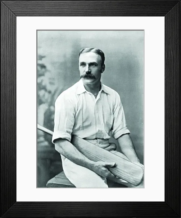 Framed Print : Cricketer, Sugg Framed Print : Cricketer, Sugg