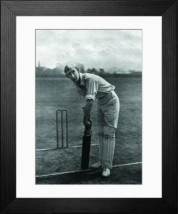 Framed Print : Cricketer, G. O. Smith Framed Print : Cricketer, G. O. Smith