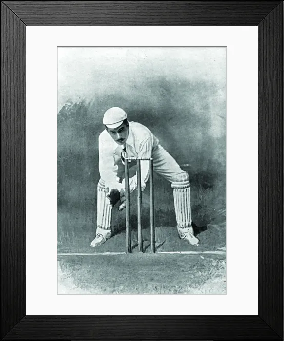 Framed Print : Cricketer, Macgregor Framed Print : Cricketer, Macgregor