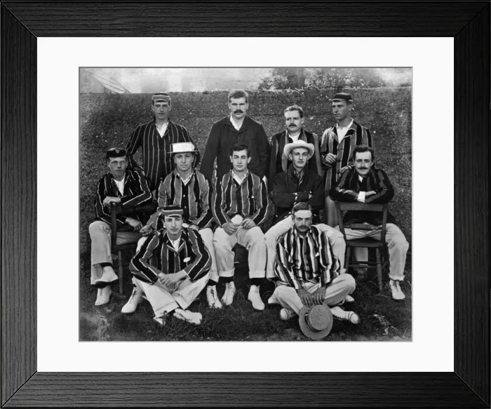Framed Print : Cricket / Team / Cambridge Framed Print : Cricket / Team / Cambridge